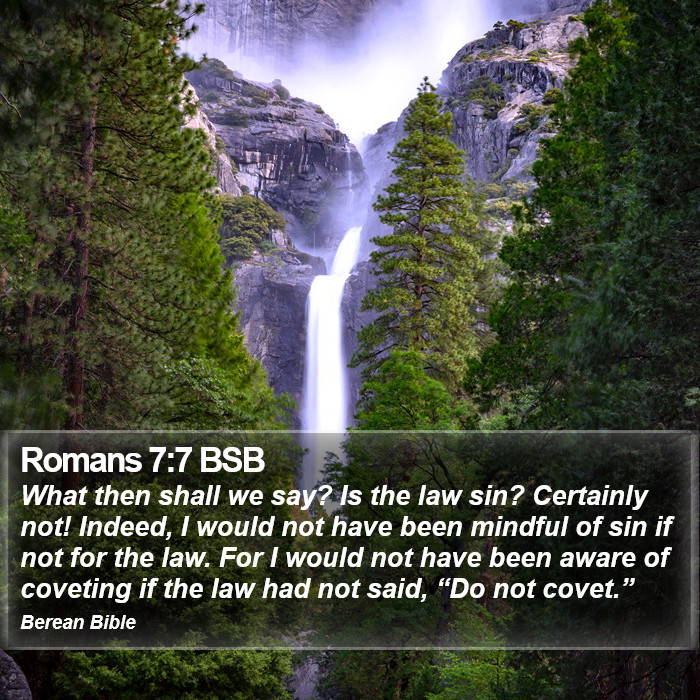 Romans 7:7 BSB Bible Study