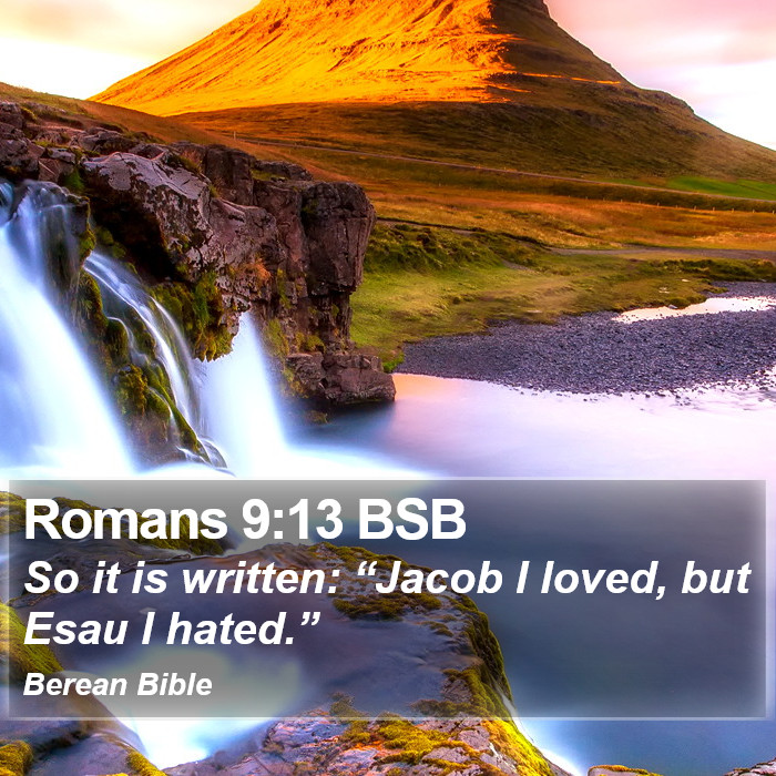 Romans 9:13 BSB Bible Study