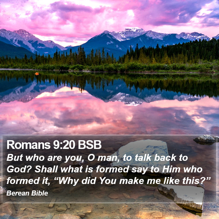 Romans 9:20 BSB Bible Study