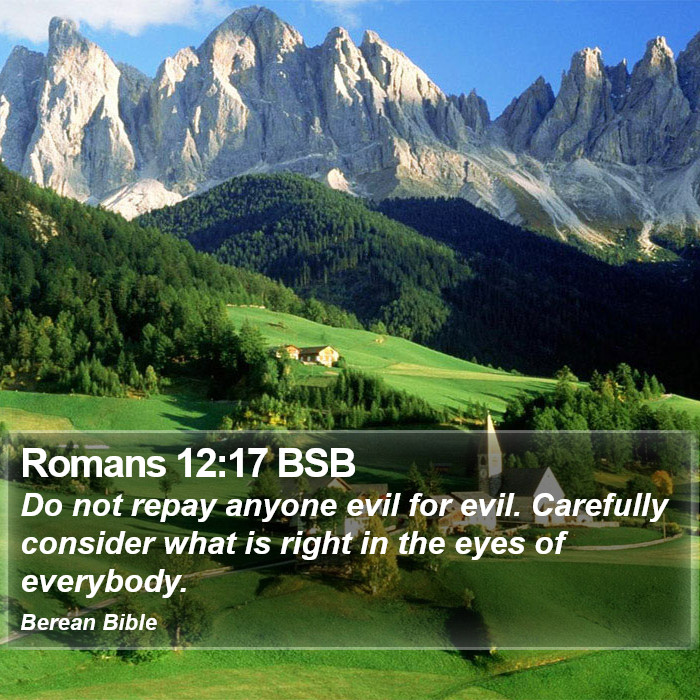 Romans 12:17 BSB Bible Study