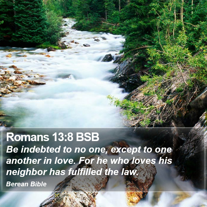 Romans 13:8 BSB Bible Study