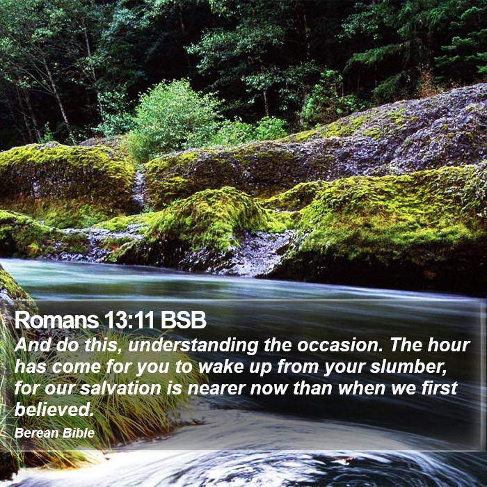 Romans 13:11 BSB Bible Study