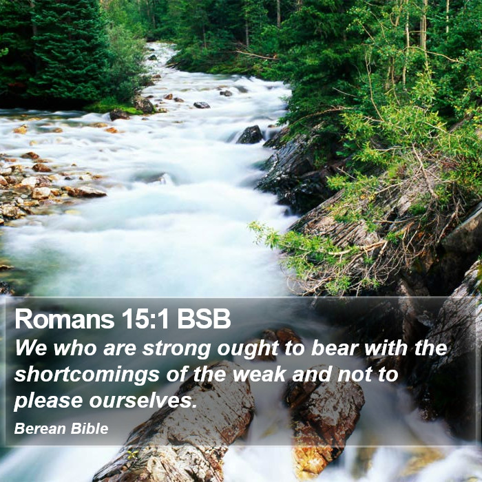 Romans 15:1 BSB Bible Study