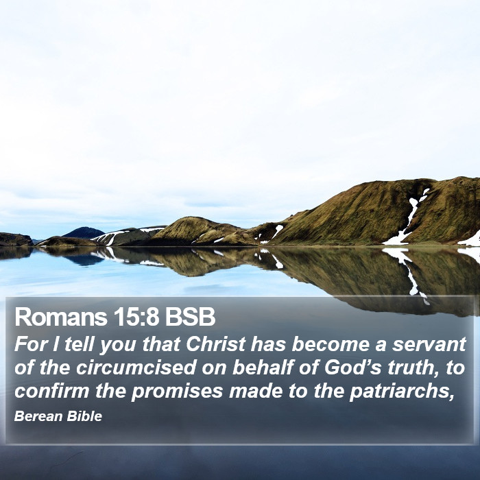 Romans 15:8 BSB Bible Study