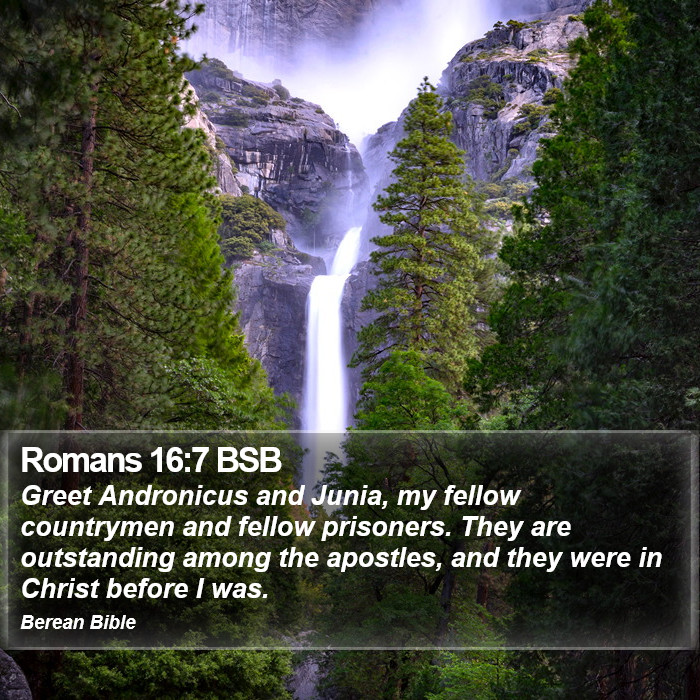 Romans 16:7 BSB Bible Study