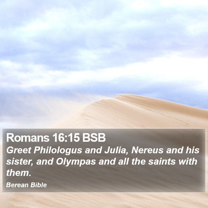 Romans 16:15 BSB Bible Study