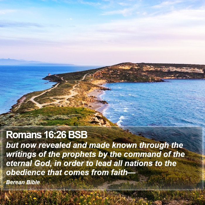 Romans 16:26 BSB Bible Study