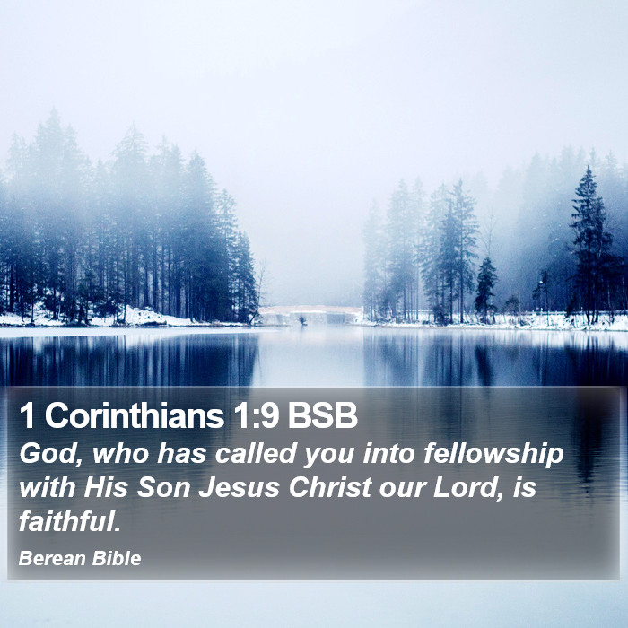 1 Corinthians 1:9 BSB Bible Study