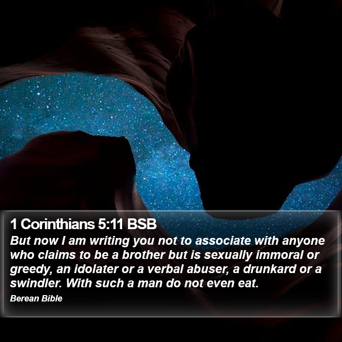 1 Corinthians 5:11 BSB Bible Study