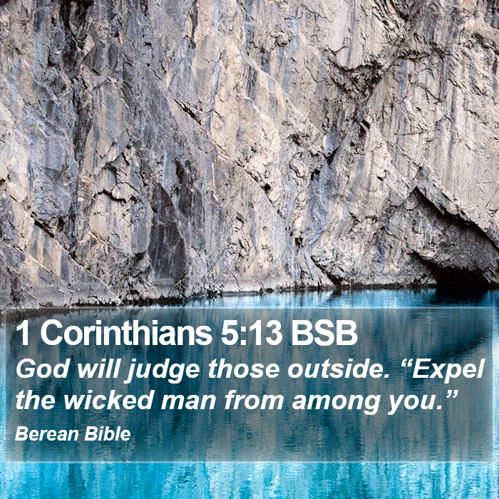 1 Corinthians 5:13 BSB Bible Study