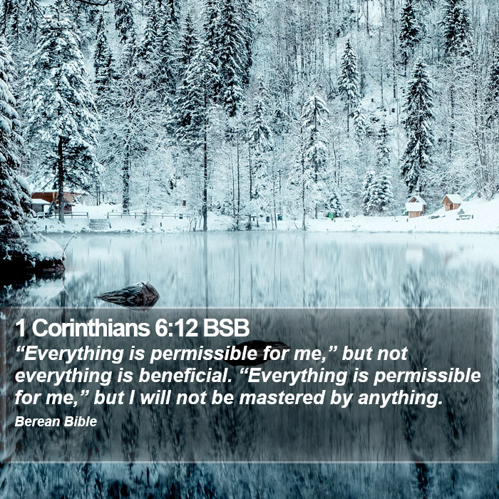 1 Corinthians 6:12 BSB Bible Study