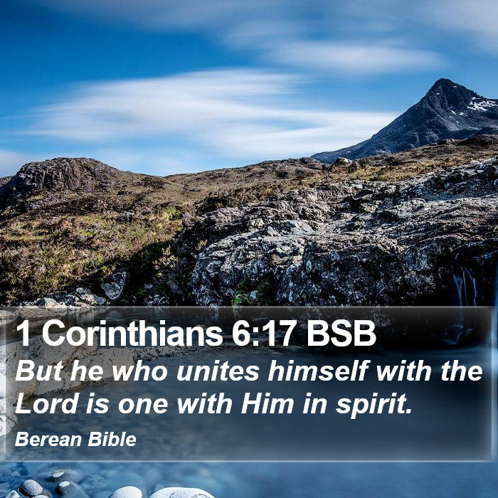 1 Corinthians 6:17 BSB Bible Study