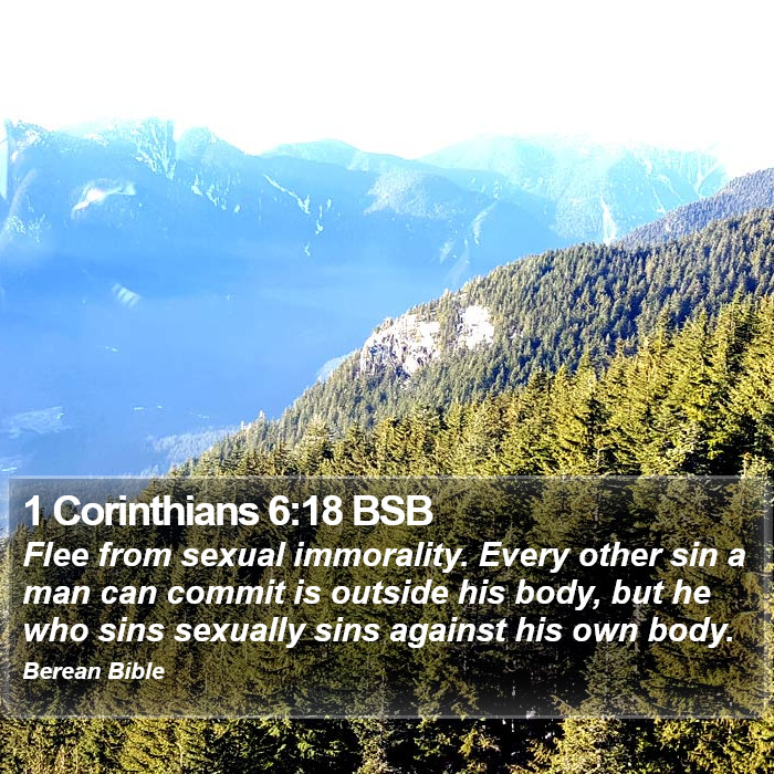 1 Corinthians 6:18 BSB Bible Study