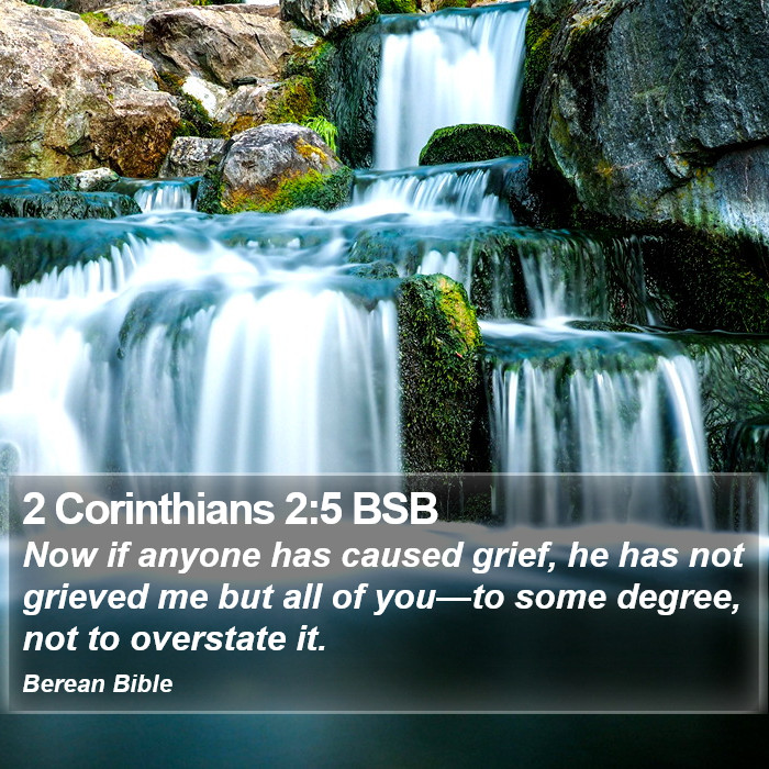 2 Corinthians 2:5 BSB Bible Study