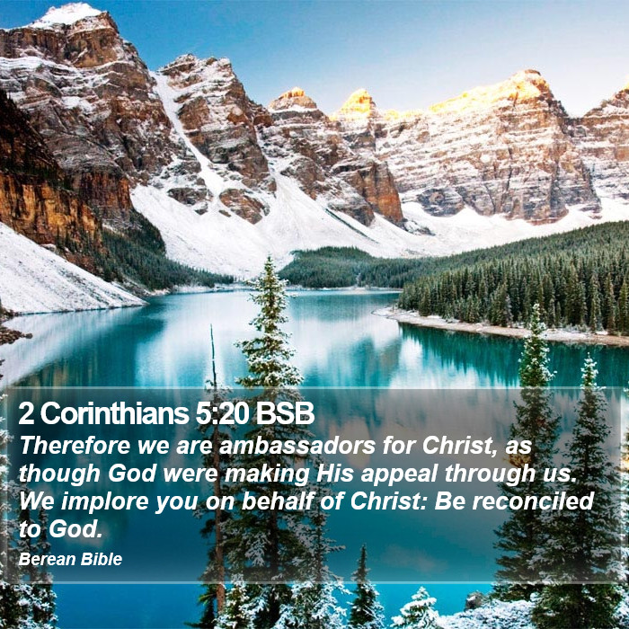 2 Corinthians 5:20 BSB Bible Study