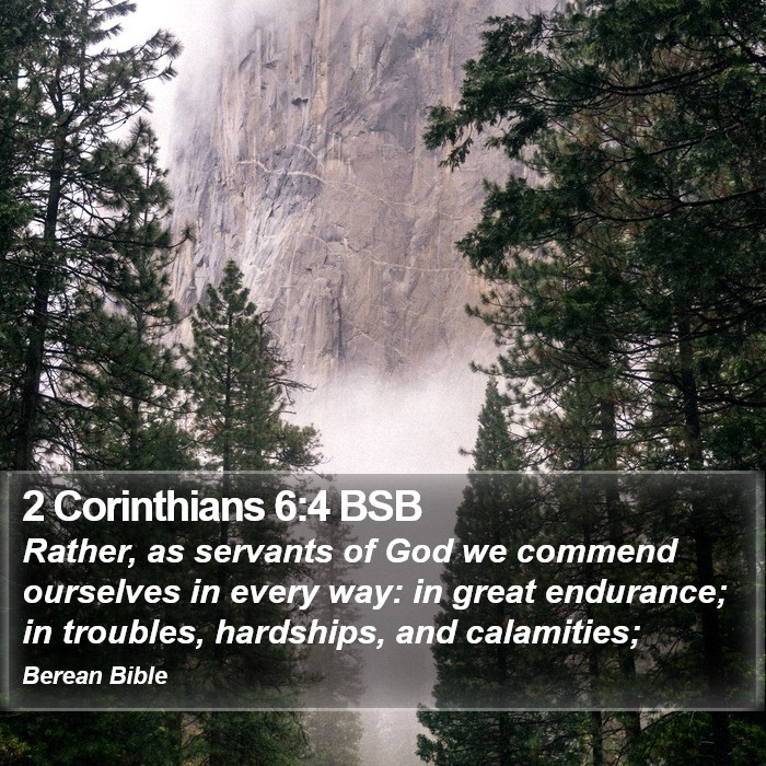 2 Corinthians 6:4 BSB Bible Study