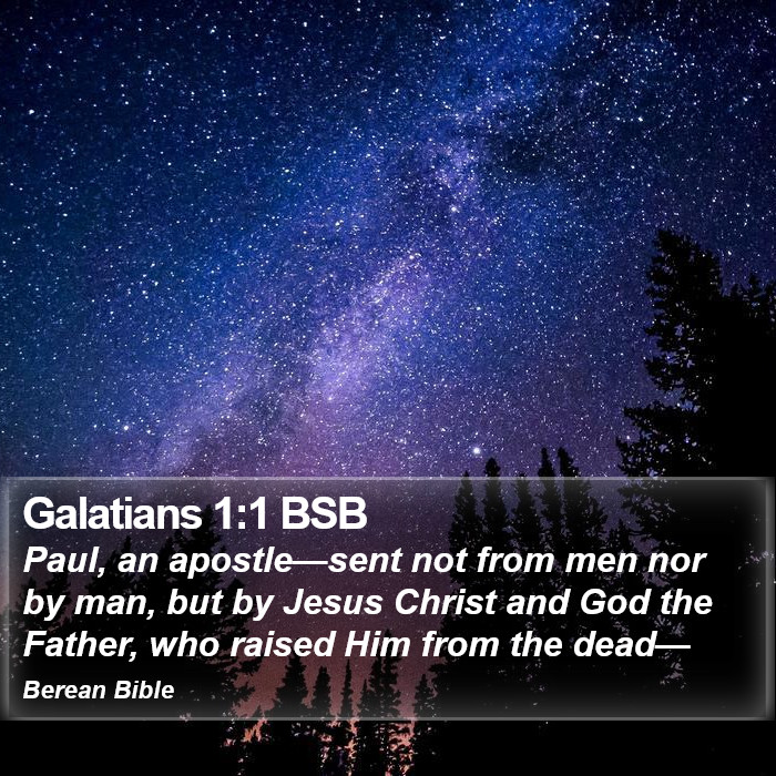 Galatians 1:1 BSB Bible Study