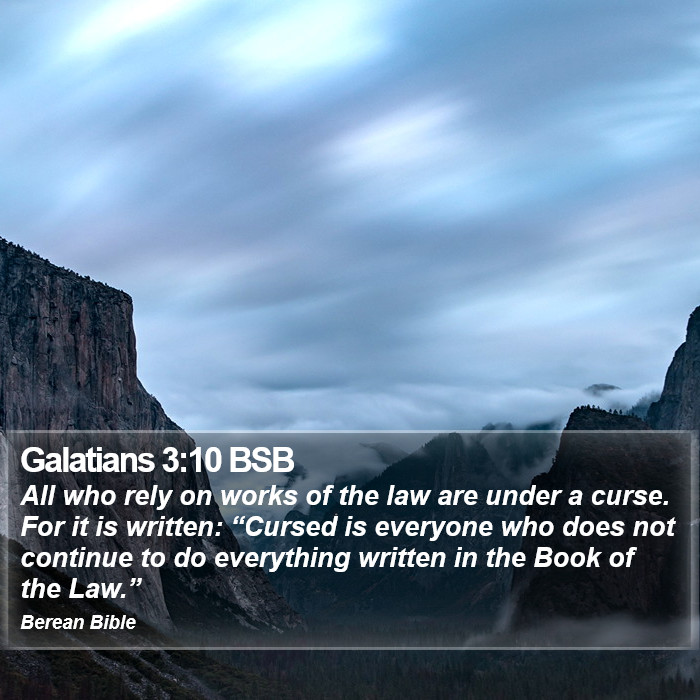 Galatians 3:10 BSB Bible Study