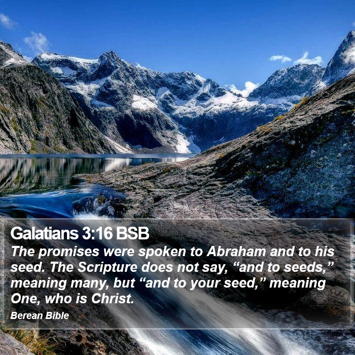 Galatians 3:16 BSB Bible Study