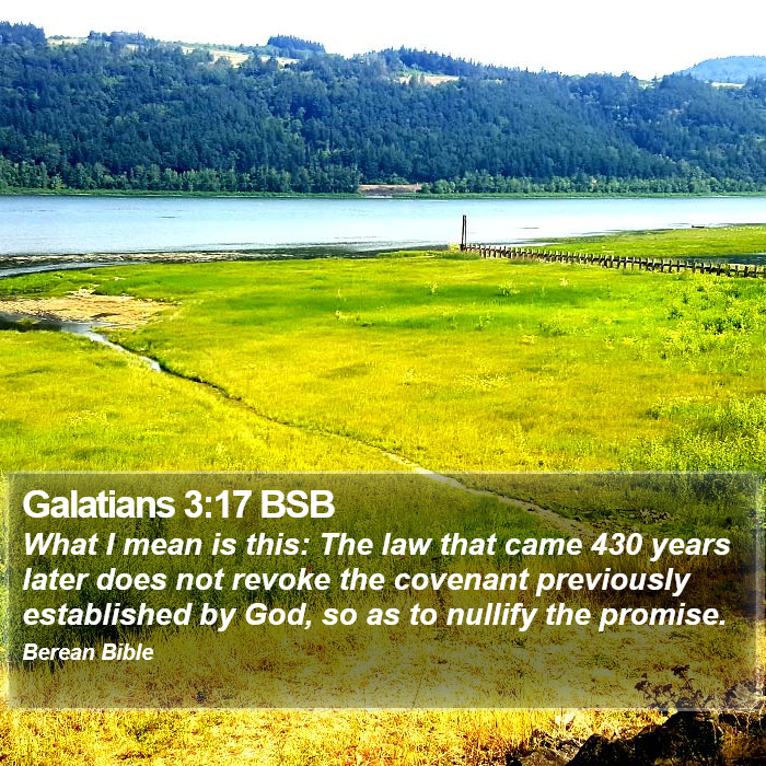 Galatians 3:17 BSB Bible Study