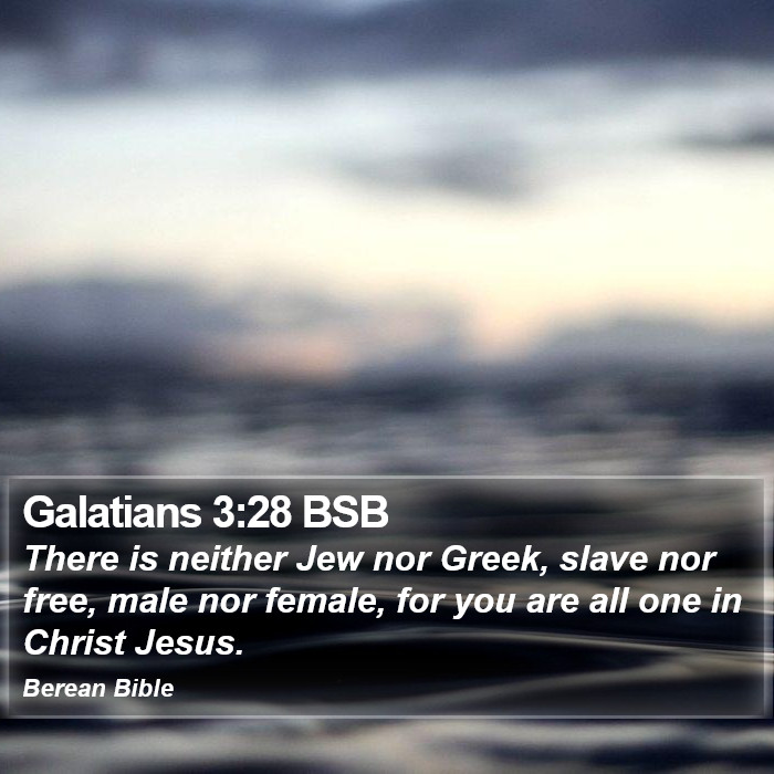 Galatians 3:28 BSB Bible Study