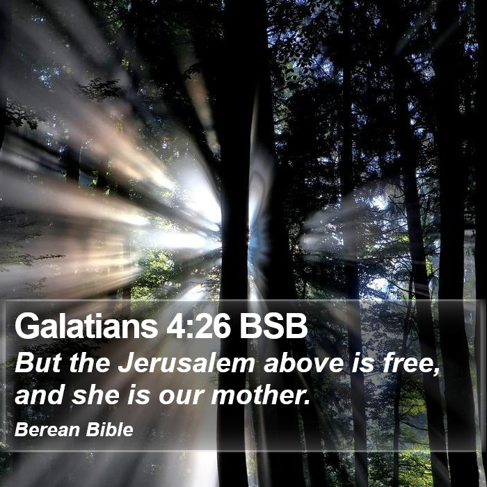 Galatians 4:26 BSB Bible Study