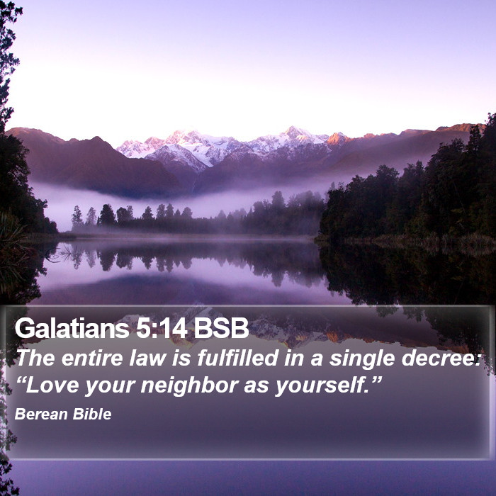 Galatians 5:14 BSB Bible Study