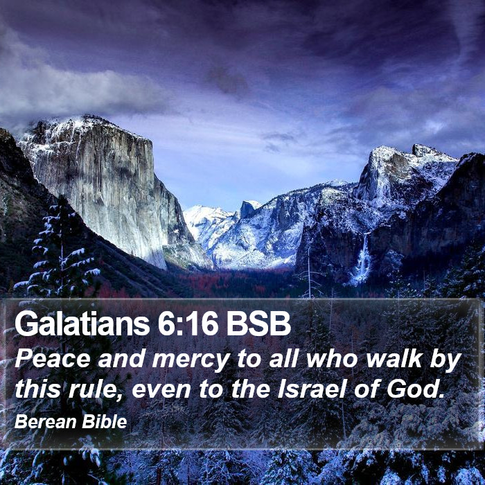 Galatians 6:16 BSB Bible Study