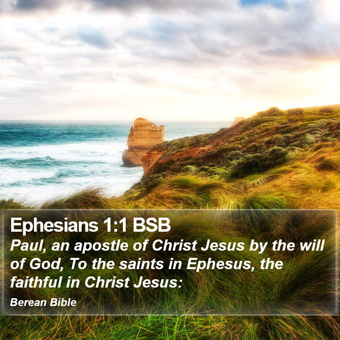 Ephesians 1:1 BSB Bible Study