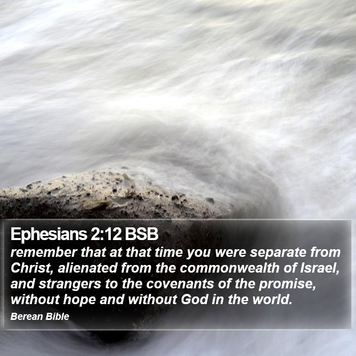 Ephesians 2:12 BSB Bible Study