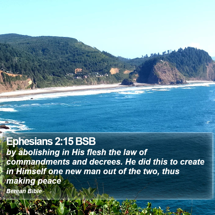 Ephesians 2:15 BSB Bible Study