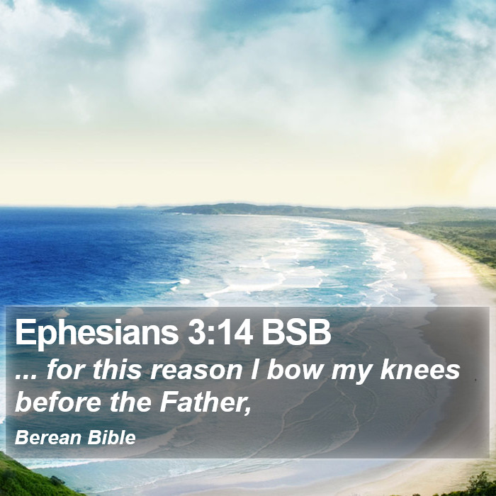 Ephesians 3:14 BSB Bible Study