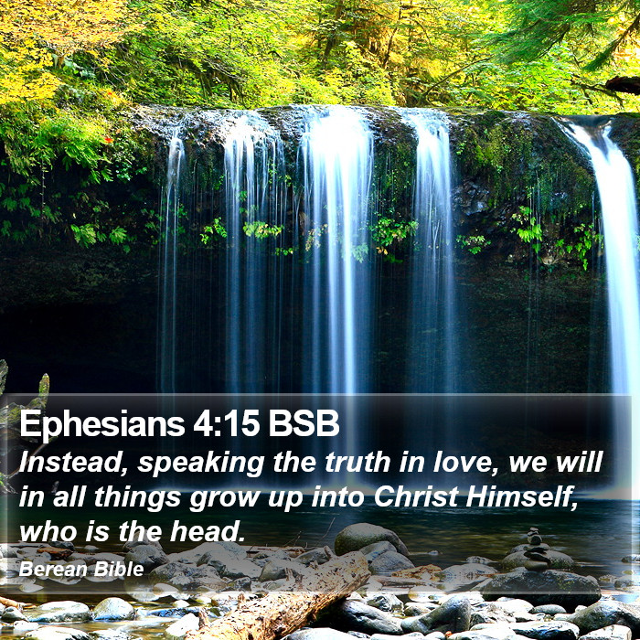 Ephesians 4:15 BSB Bible Study