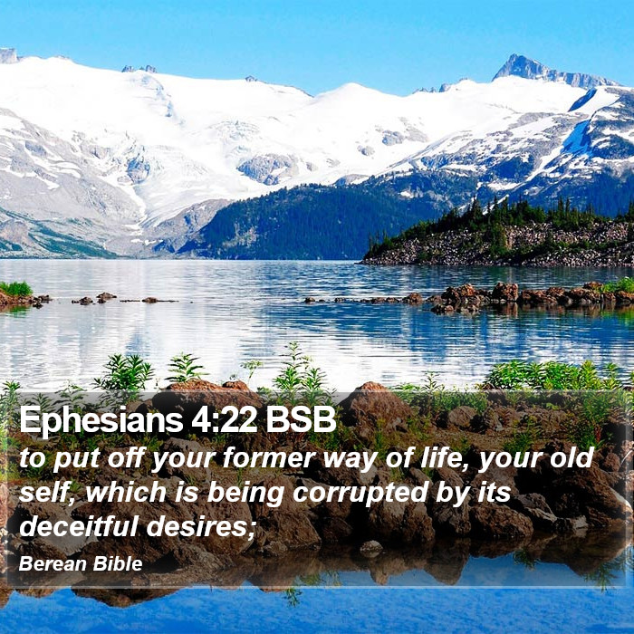 Ephesians 4:22 BSB Bible Study