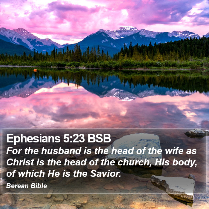 Ephesians 5:23 BSB Bible Study