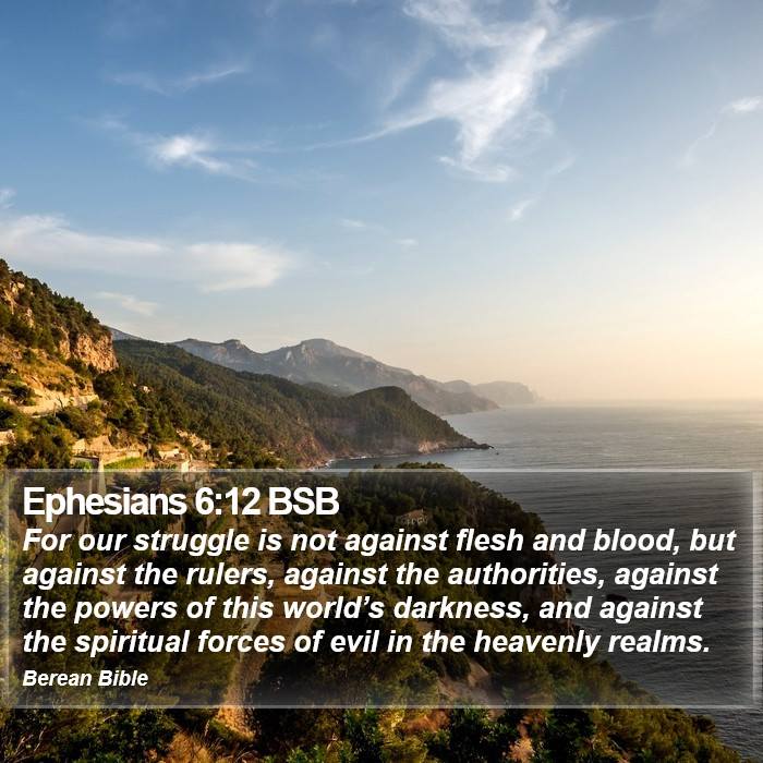 Ephesians 6:12 BSB Bible Study