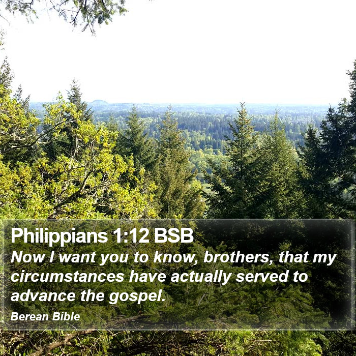 Philippians 1:12 BSB Bible Study