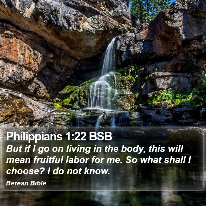 Philippians 1:22 BSB Bible Study