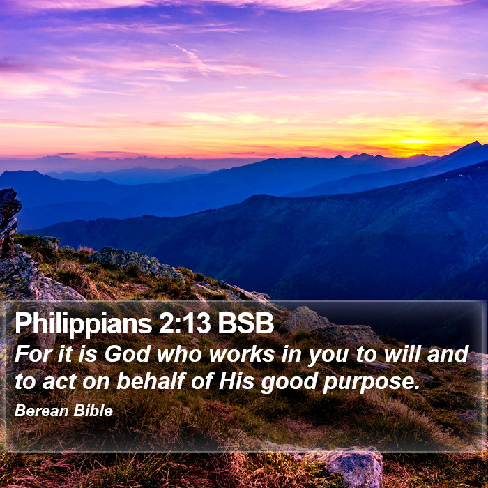 Philippians 2:13 BSB Bible Study