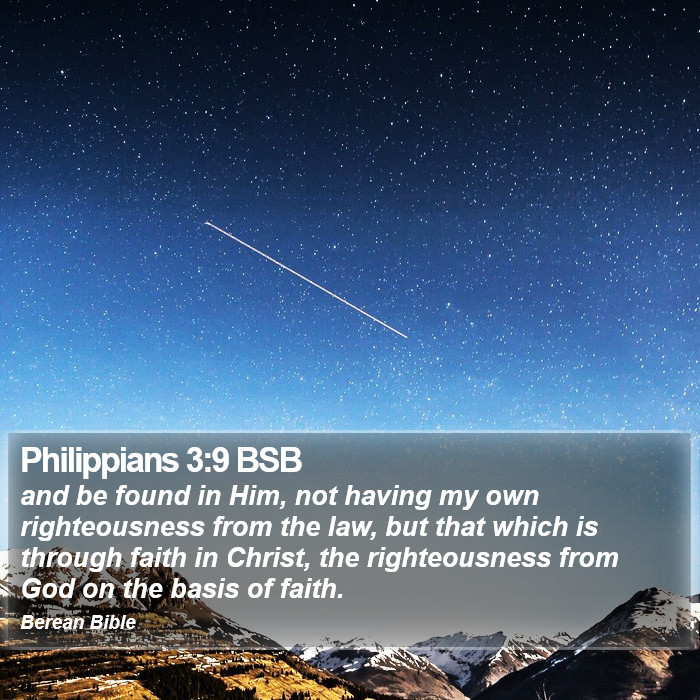 Philippians 3:9 BSB Bible Study