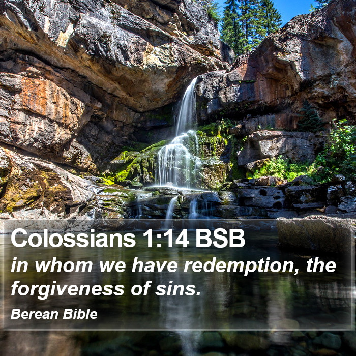 Colossians 1:14 BSB Bible Study