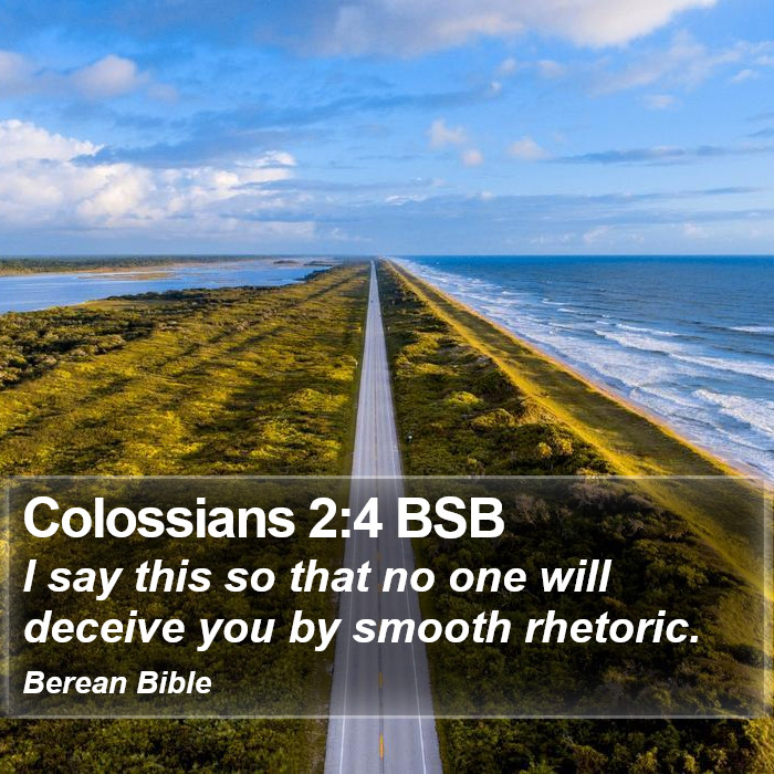 Colossians 2:4 BSB Bible Study