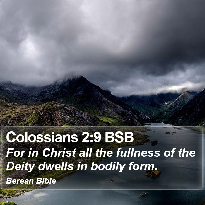 Colossians 2:9 BSB Bible Study