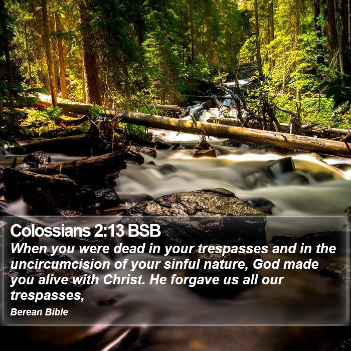 Colossians 2:13 BSB Bible Study