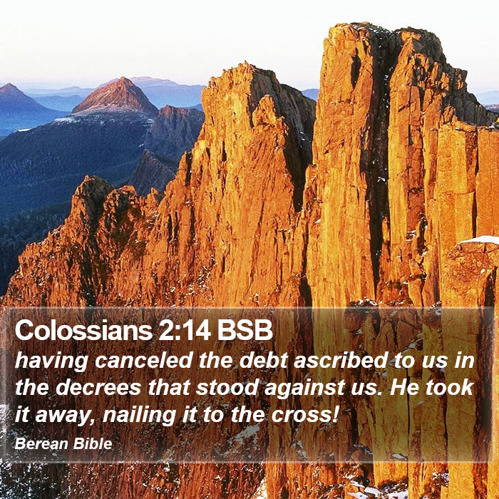 Colossians 2:14 BSB Bible Study