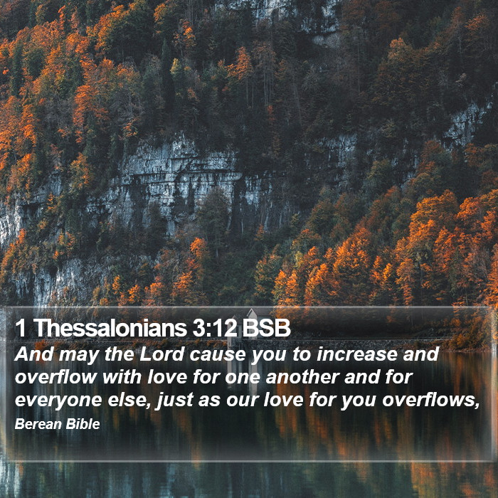 1 Thessalonians 3:12 BSB Bible Study