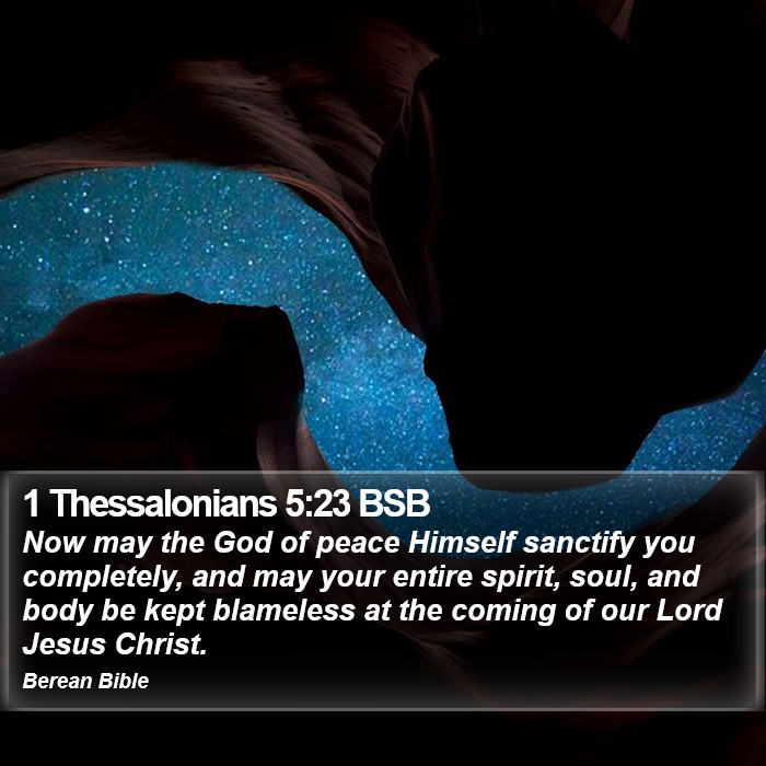 1 Thessalonians 5:23 BSB Bible Study