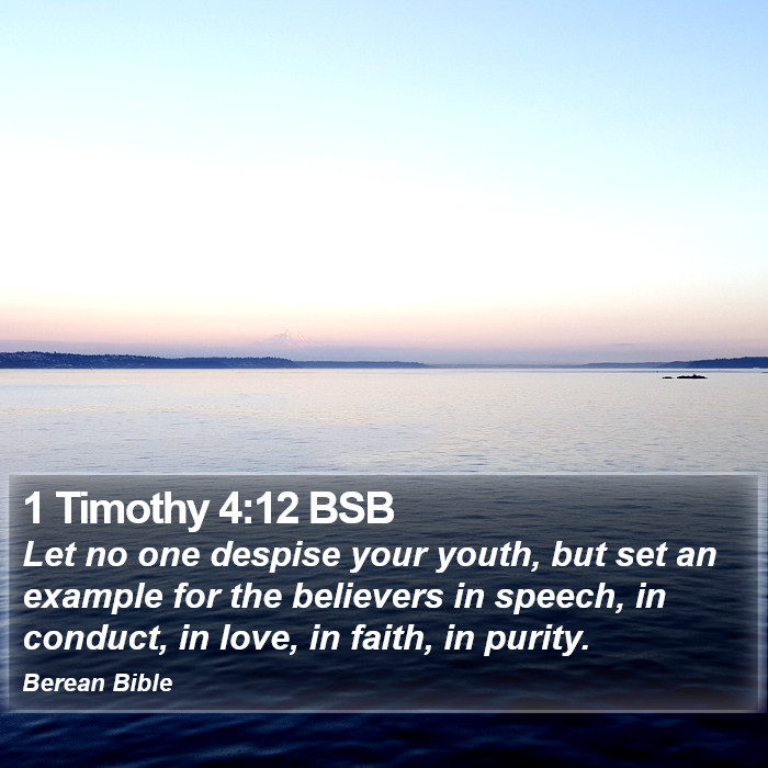 1 Timothy 4:12 BSB Bible Study