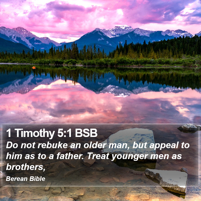 1 Timothy 5:1 BSB Bible Study