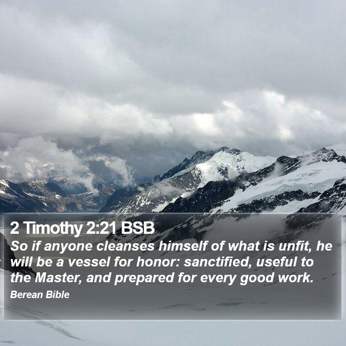 2 Timothy 2:21 BSB Bible Study